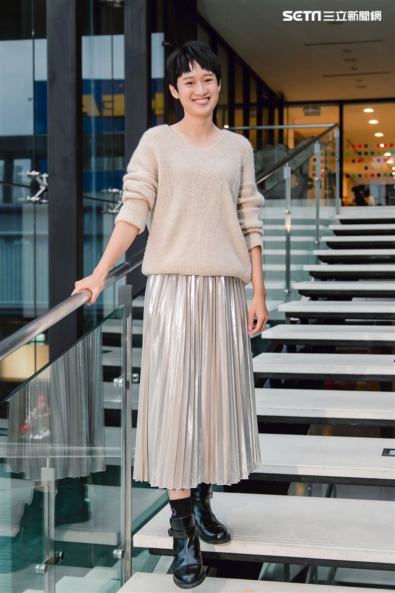 葉慈毓三立新聞網專訪。（圖／記者楊澍攝影）