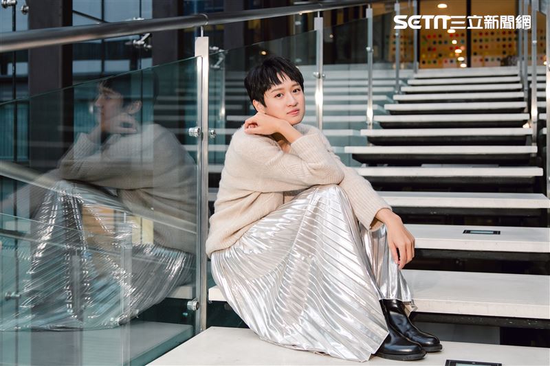 葉慈毓三立新聞網專訪。（圖／記者楊澍攝影）