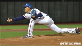 ▲U23世界盃棒球賽，台灣隊先發投手陳宇宏。（圖／記者劉彥池攝影）