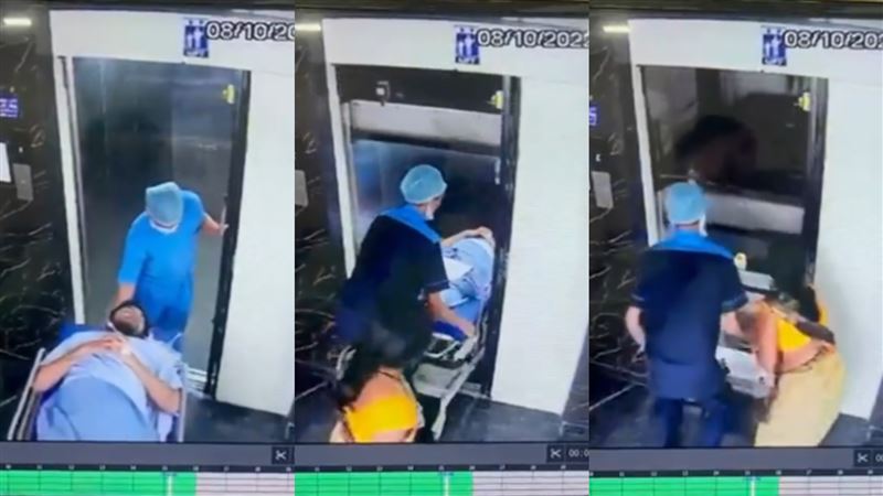 醫院電梯突下墜　病人躺床「被吸入」身亡