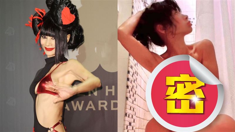 歡慶56歲生日全脫了　白靈超兇曲線震撼網