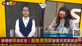 林育卉表示謝國樑挺蔡壁如，是選情告急在病急亂投醫