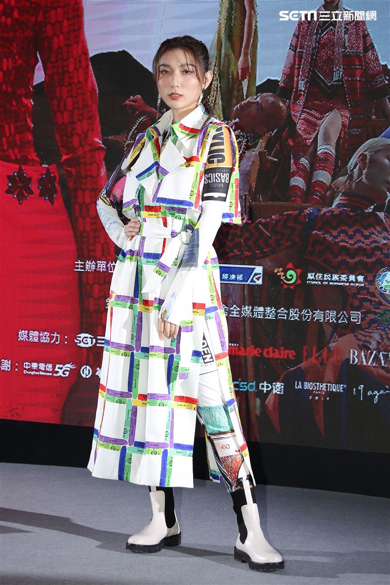 黃瑋昕出席臺北時裝週開幕大秀。（圖／記者楊澍攝影）