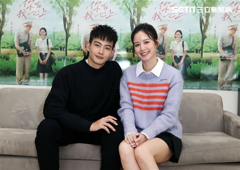 「你在我心上」張庭瑚、袁子芸三立新聞網專訪。（記者邱榮吉/攝影）