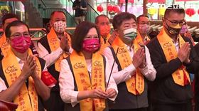 蔡英文黃珊珊陳時中出席「九聖齊臨水陸除瘟遶境起駕大典」