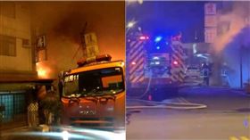 ▲花蓮縣新城鄉知名的佳興冰菓店，昨天晚間發生火警。（圖／翻攝自花蓮縣議員鄭寶秀臉書、民眾提供）