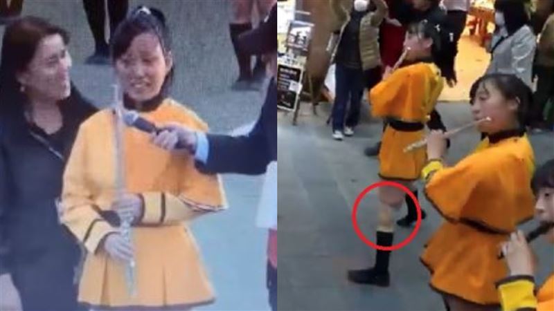 橘惡魔「義肢女孩」深蹲吹笛畫面　網淚崩