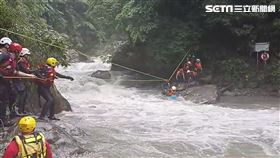 宜蘭縣,南澳,金岳瀑布,溯溪,受困