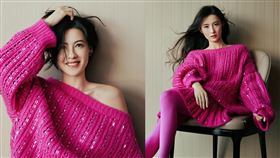 張柏芝開直播帶貨，下單金額超過1億人民幣(約新台幣4.45億)。（組合圖／翻攝自抖音）