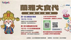 台北市蘭雅商圈推好康優惠。（圖／北市商業處提供）