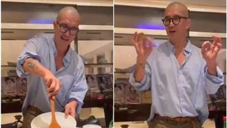 小S調戲姊夫再解一顆釦！他忙爆中文回絕