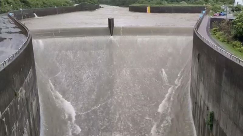 豪雨狂炸！員山子今分洪、石門水庫首洩洪