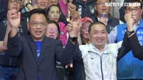 侯友宜與新竹市長候選人林耕仁參拜竹蓮寺