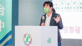 民進黨台中行動中常會，總統兼民進黨主席蔡英文、苗栗縣長參選人徐定禎、彰化縣長參選人黃秀芳、南投縣長參選人蔡培慧、台中市長參選人蔡其昌（圖／民進黨提供）