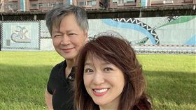 「美女主播」周玉琴和名嘴賴岳謙大方認愛。（圖／翻攝周玉琴臉書）