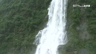 尼莎雨彈炸山區　烏來瀑布水勢平日3倍大