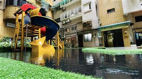 尼莎,颱風,溜滑梯,滑水道