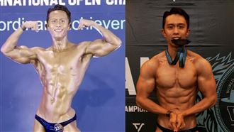 孫安佐變爆筋猛男！體脂僅6%勇奪健美名次