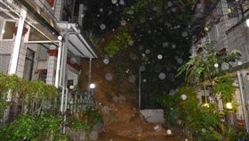 尼莎,颱風,伯爵山莊,撤離,土石流,汐止,新北（圖／翻攝畫面）