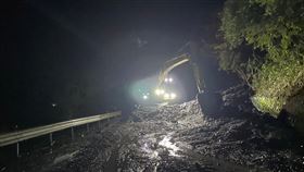 北橫公路多路段坍方。公路總局提供’