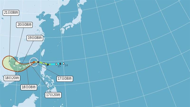 尼莎經東沙強度增　鄭明典：中心對流爆發