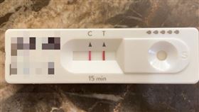 快篩，確診，深紅T線(圖/翻攝畫面)