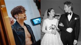 Rain（右）與金泰希（左）結婚多年感情甜蜜。（圖／翻攝自Rain IG）