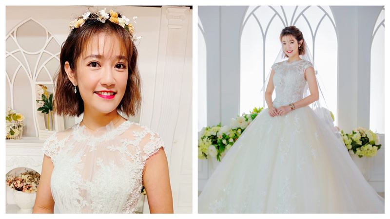 謝忻配禿男喊不婚　妹妹超車辣穿白紗曝光