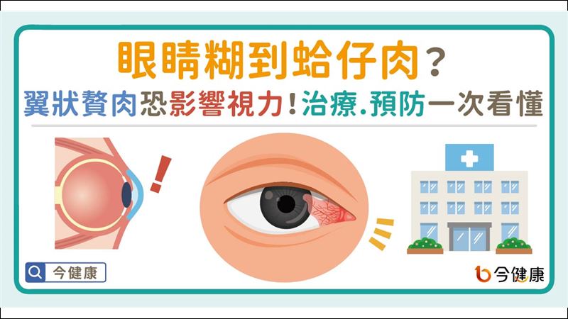 眼睛糊到蛤仔肉？帶你認識眼翳小知識