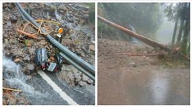 明池山莊,現況,坍方,台7線