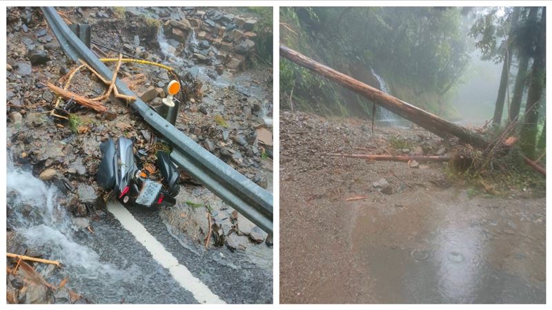 尼莎暴雨斷台7線　明池山莊慘狀曝光