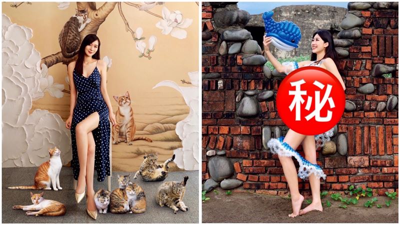 長榮空姐辣穿「氣球比基尼」嬌喊：怕破掉