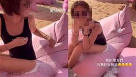 網美汙染泰國海灘。（圖／翻攝自Dcard）