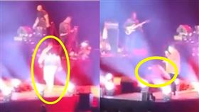 ▲海地著名男歌手米卡本15日在法國巴黎表演中突然中斷演出，走下台時當場倒地死亡。（圖／翻攝自推特）