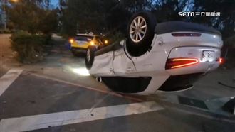 路口沒紅綠燈！休旅車遭小黃撞翻釀7傷
