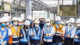 新北市長侯友宜2022年10月17日前往捷運三鶯線三峽站(LB06)視察(圖/新北市政府)