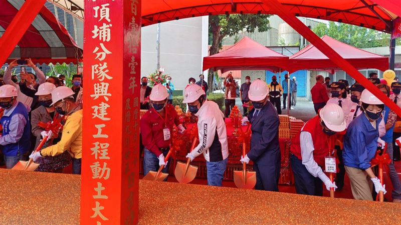 頂埔分隊起新厝！家登供廠房設置臨時廳舍