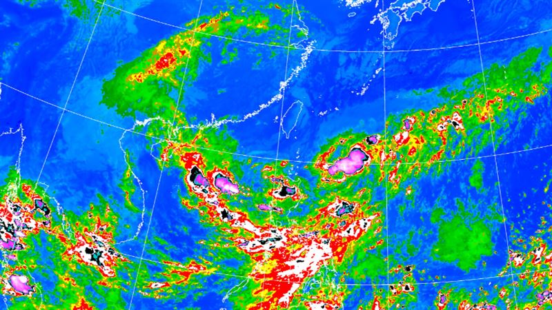 熱低壓恐成颱21日晚起最近台！一圖看雨區