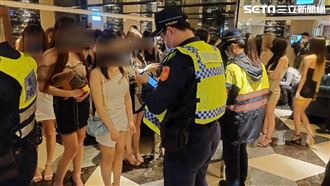 北市警大臨檢　酒店公主白皙美腿排排站