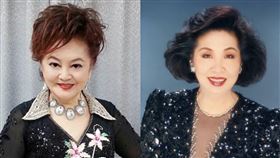 資深歌星孔蘭薰(圖左)悲痛老友靜婷(圖右)逝世。（圖／孔蘭薰提供、翻攝華風文化）