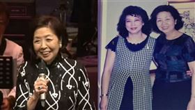 「黃梅調歌后」靜婷(圖左)逝世，老友易蓉(圖右格子衣者)悲痛與她的約定成遺憾。（圖／易蓉提供）