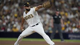 ▲教士隊投手賈西亞（Luis García）11年前成為一名理髮師，2013年首次踏上大聯盟。（圖／美聯社／達志影像） 