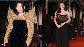 第57屆金鐘獎紅毯星光熠熠。（圖／記者邱榮吉、楊澍攝影）