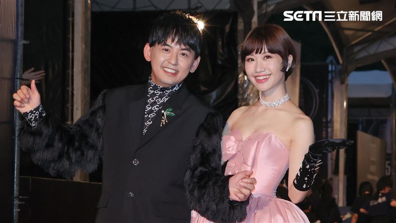 Lulu金鐘紅毯「粉紅蝴蝶結」遮胸好辣