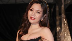 蔡尚樺身穿華麗禮服現身紅毯。（圖／記者邱榮吉、楊澍攝影）
