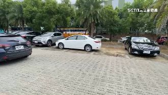 嘉義歐式城堡景點！驚見車橫停「卡3位」