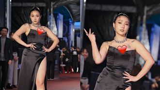 李雪紅毯禮服藏心機　開高衩美腿辣翻全場