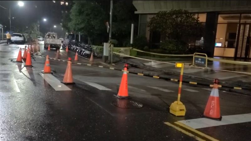 汐止工建路「全線封閉」！搶修地基下陷