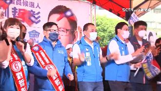 林佳龍站台小雞！綠營北北基桃輔選打團戰