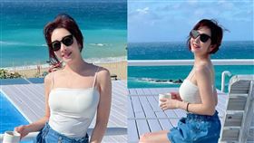 前美女主播黃若薇有「主播界隋棠」稱號。（圖／翻攝黃若薇臉書）